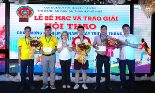 Sôi nổi hội thao ngành Thi hành án dân sự thành phố Huế