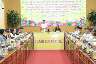 Cần Thơ nỗ lực đơn giản hóa thủ tục hành chính, tạo thuận lợi cho người dân và doanh nghiệp