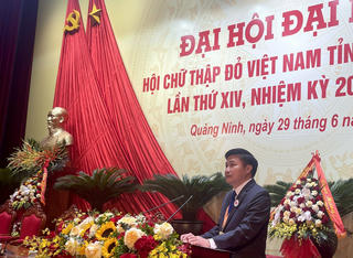 Ông Lý Văn Thành tái cử chức Chủ tịch Hội Chữ thập đỏ tỉnh Quảng Ninh khóa XIV