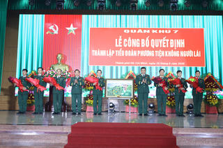 Quân khu 7 thành lập Tiểu đoàn Phương tiện không người lái