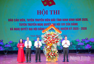 Khai mạc vòng chung khảo Hội thi Báo cáo viên, tuyên truyền viên giỏi Ninh Bình năm 2026