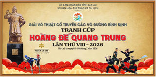 Hơn 700 vận động viên sẽ tham gia Giải Võ thuật cổ truyền Bình Định