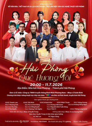 Đêm nhạc tri ân ‘Hải Phòng quê hương tôi’ sẽ diễn ra tối 11/7