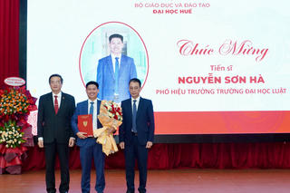 Đại học Huế bổ nhiệm 26 cán bộ quản lý, Trường Đại học Luật có hai Phó Hiệu trưởng mới