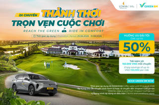 Vinpearl Golf Léman hợp tác Green SM, triển khai ưu đãi di chuyển cho golfer