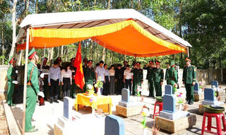 Phát hiện một hài cốt liệt sĩ tại khu vực xã Hiếu Giang - Quảng Trị