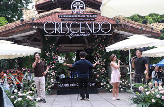 Sẵn sàng cho đêm hòa nhạc ngoài trời 'Crescendo - Giao hưởng kết nối'