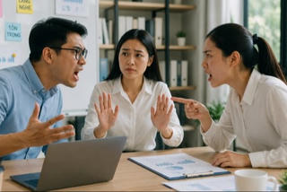 Hay nổi nóng với đồng nghiệp, phải làm sao?