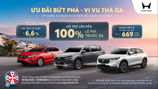 Honda Việt Nam giảm giá HR-V phiên bản G và ưu đãi cho khách hàng mua ô tô trong tháng 7