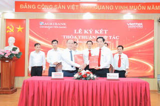 Agribank Tiền Giang và Viettel Construction Đồng Tháp ký kết hợp tác chiến lược, thúc đẩy chuyển đổi số và tín dụng xanh
