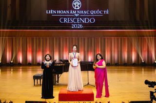 Nữ tiến sĩ 9X người Huế giành Giải Vàng tại Liên hoan Âm nhạc Quốc tế Crescendo 2026
