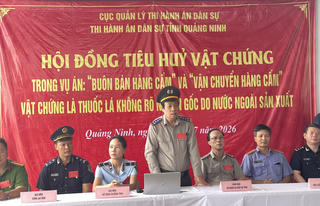 Quảng Ninh: Tiêu hủy gần 154 nghìn bao thuốc lá điếu là tang vật vụ án