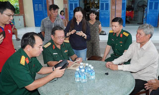 Xác minh thân nhân liệt sĩ được tìm thấy tại Công viên Lê Thị Riêng