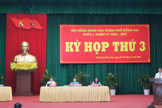 HĐND TP Đồng Nai khóa I khai mạc kỳ họp thứ 3