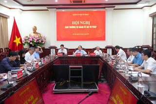 Ban Thường vụ Đảng ủy Bộ Tư pháp xem xét các đề án, dự thảo quan trọng