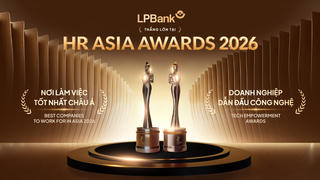 HR Asia 2026: LPBank được vinh danh Nơi làm việc tốt nhất châu Á và Doanh nghiệp Dẫn đầu công nghệ