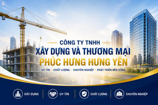 Công ty TNHH Xây dựng và Thương mại Phúc Hưng Hưng Yên hoạt động trong lĩnh vực xây lắp