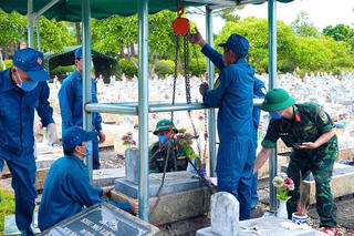 Quảng Trị lấy mẫu ADN 1.952 hài cốt liệt sĩ tại Nghĩa trang Vĩnh Linh