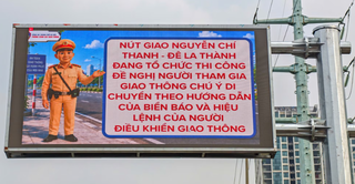 Hà Nội: Chuẩn bị vận hành các màn hình Led cập nhật ùn tắc, ngập úng tại các nút giao 