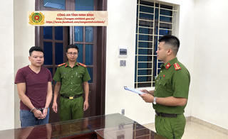 Bắt tạm giam đối tượng giả danh cán bộ Sở TN&MT Ninh Bình lừa 340 triệu đồng