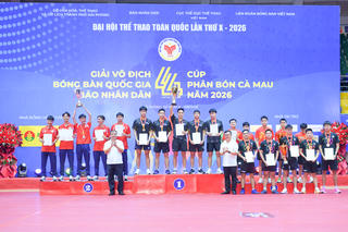 Giải vô địch bóng bàn quốc gia Báo Nhân Dân lần thứ 44 chính thức khép lại