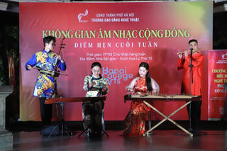 'Điểm hẹn cuối tuần' lan tỏa âm nhạc truyền thống giữa lòng Thủ đô