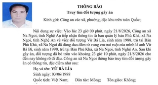 Truy tìm người đàn ông nghi đâm chết em ruột rồi trốn vào rừng