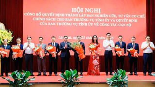 Lào Cai: Thành lập Ban Nghiên cứu, tư vấn cơ chế, chính sách cho Ban Thường vụ Tỉnh ủy