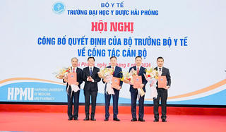 Trường Đại học Y Dược Hải Phòng công bố các quyết định về công tác cán bộ