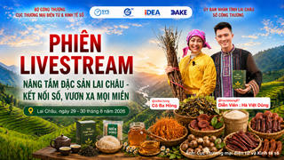 Tối 29/8, loạt đặc sản Lai Châu được giới thiệu tới người tiêu dùng qua livestream