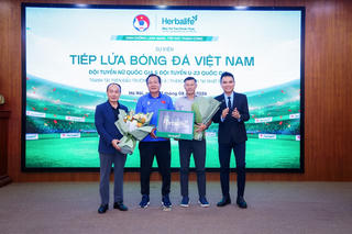 Herbalife Việt Nam cùng VFF "tiếp lửa" Đội tuyển Nữ và U23 Việt Nam trước thềm giải châu Á 2026