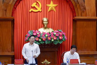 Thứ trưởng Bộ Tư pháp Nguyễn Thanh Ngọc kiểm tra tình hình thực hiện công tác tư pháp tại Đồng Tháp