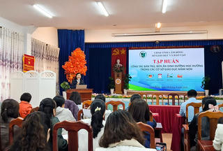 Lâm Đồng tập huấn cho 500 cán bộ quản lý mầm non về bữa ăn dinh dưỡng học đường