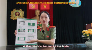 Hướng dẫn khai báo tạm trú trực tuyến cho người nước ngoài 