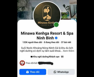 Đặt phòng qua fanpage “Minawa Kenhga Resort & Spa Ninh Bình”, khách hàng nếm "trái đắng"