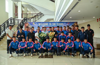 U20 CHDCND Triều Tiên đến Phú Thọ dự Vòng loại U20 châu Á 
