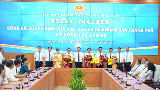 TP Huế kiện toàn lãnh đạo một số sở, ngành