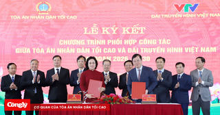 TANDTC và VTV ký kết chương trình phối hợp công tác giai đoạn 2026-2030
