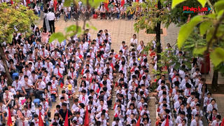 Khai giảng năm học mới sau sáp nhập: Tạo nền tảng cho chặng đường phát triển mới