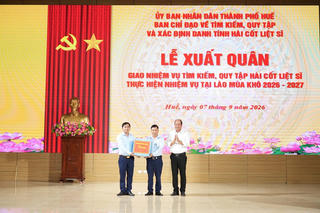 Đội 192 thành phố Huế xuất quân tìm kiếm, quy tập hài cốt liệt sĩ tại Lào