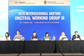Phiên họp giữa kỳ lần thứ 10 Nhóm Công tác III trong khuôn khổ UNCITRAL diễn ra tại Ninh Bình
