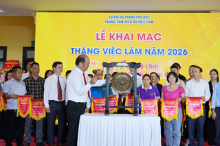 Khai mạc Tháng việc làm năm 2026: Kết nối cung - cầu, mở rộng cơ hội việc làm