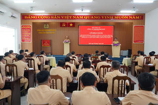 Nâng cao nghiệp vụ cho cán bộ, chiến sĩ Cảnh sát giao thông Công an TP Huế