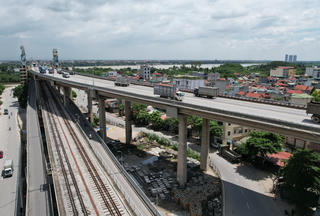 Hà Nội điều chỉnh giao thông qua cầu Thăng Long