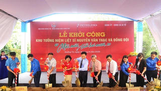 Khởi công xây dựng Khu tưởng niệm liệt sĩ Nguyễn Văn Thạc và đồng đội: Mãi mãi tuổi hai mươi