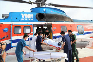 Từng bước hình thành hệ thống cấp cứu đường không
