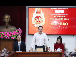 Giải Pickleball Văn hóa Việt 2026 kết hợp thể thao với trải nghiệm văn hóa
