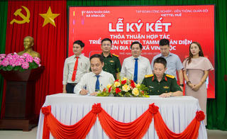 Viettel Huế ký kết thỏa thuận hợp tác triển khai Viettel Tammi toàn diện với xã Vinh Lộc