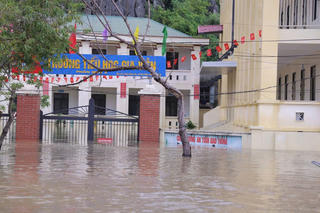 Ninh Bình: Lũ trên sông Hoàng Long đã đạt đỉnh, mực nước sông Đáy tiếp tục dâng cao