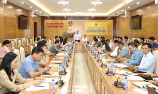 Hội đồng phối hợp PBGDPL Trung ương làm việc với tỉnh Thanh Hóa